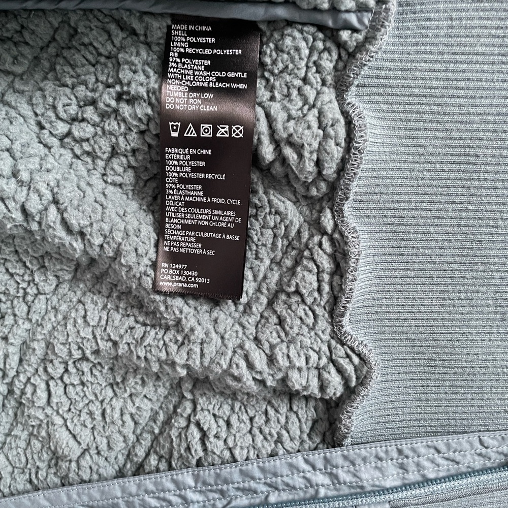 Prana Elsa Quilted Vest in Light Blue - Picture 3 of 5